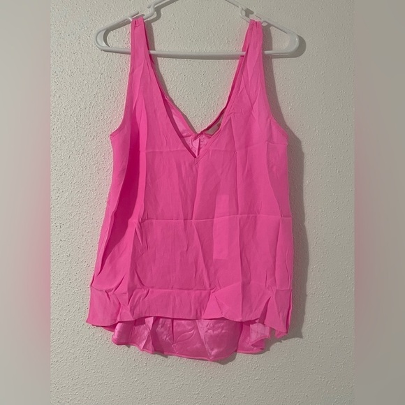 Amanda Uprichard Sleeveless Silk Top in Pink S - Picture 1 of 11
